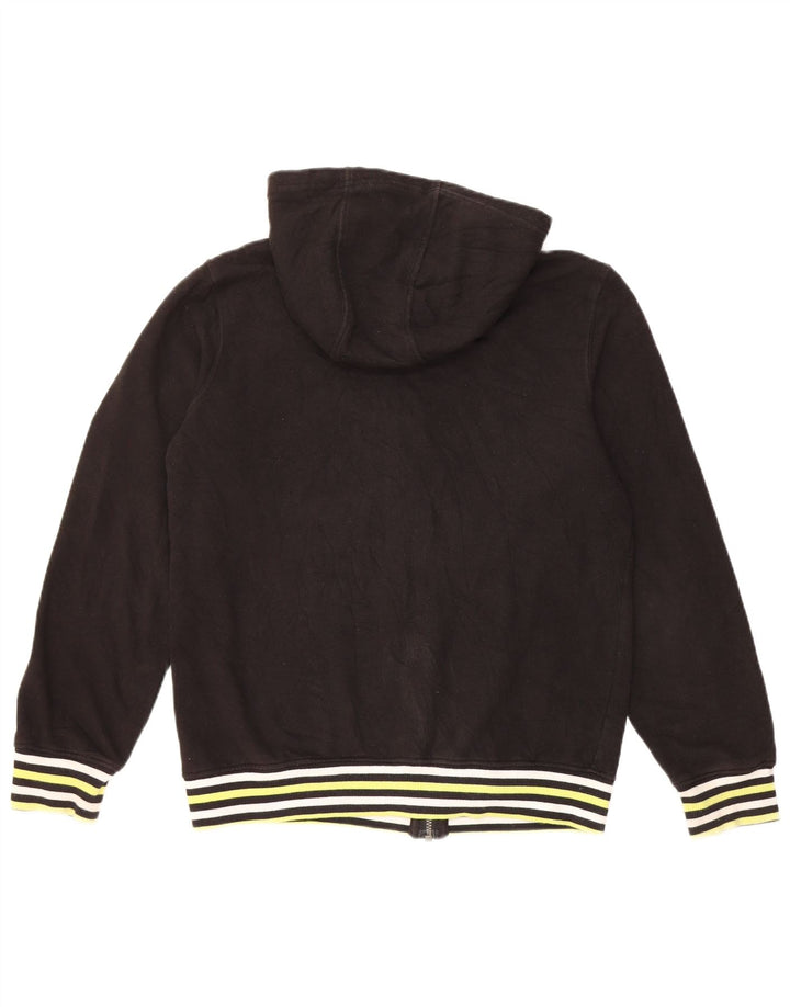 LEVI'S Boys Graphic Zip Hoodie Sweater 13-14 Years XL Black Cotton