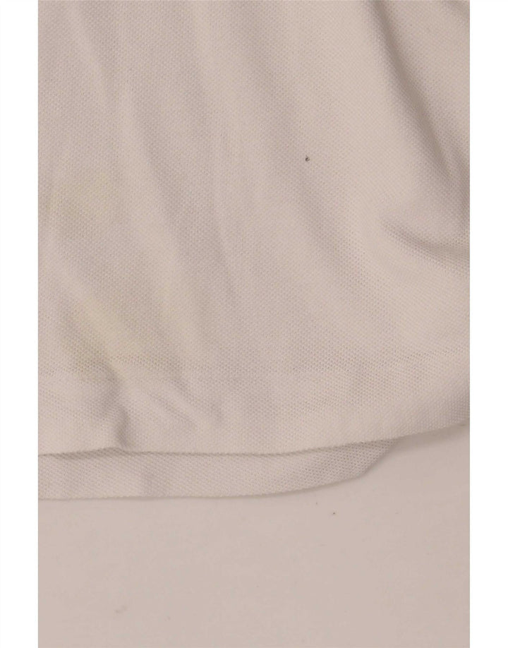 Lacoste Mens Polo Shirt Size 3 Small White Cotton