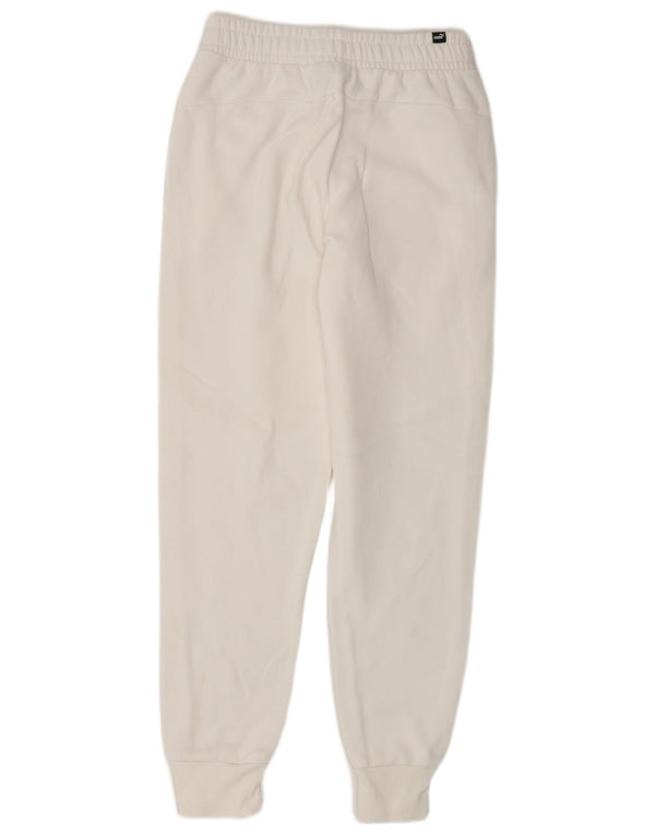 Puma Mens Tracksuit Trousers Joggers Small White