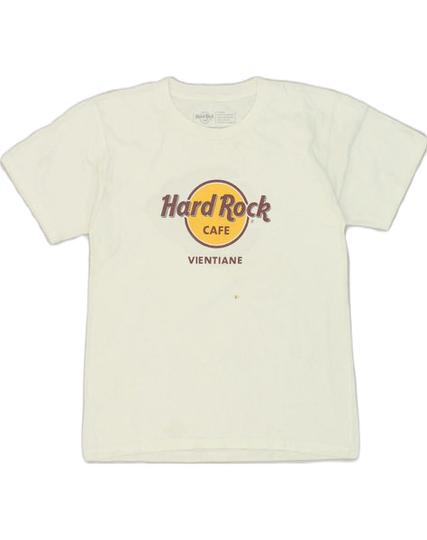 T-shirt Garçon Hard Rock Cafe Innsbruck Blanc XL (11-12 Ans) Coton - état Correct