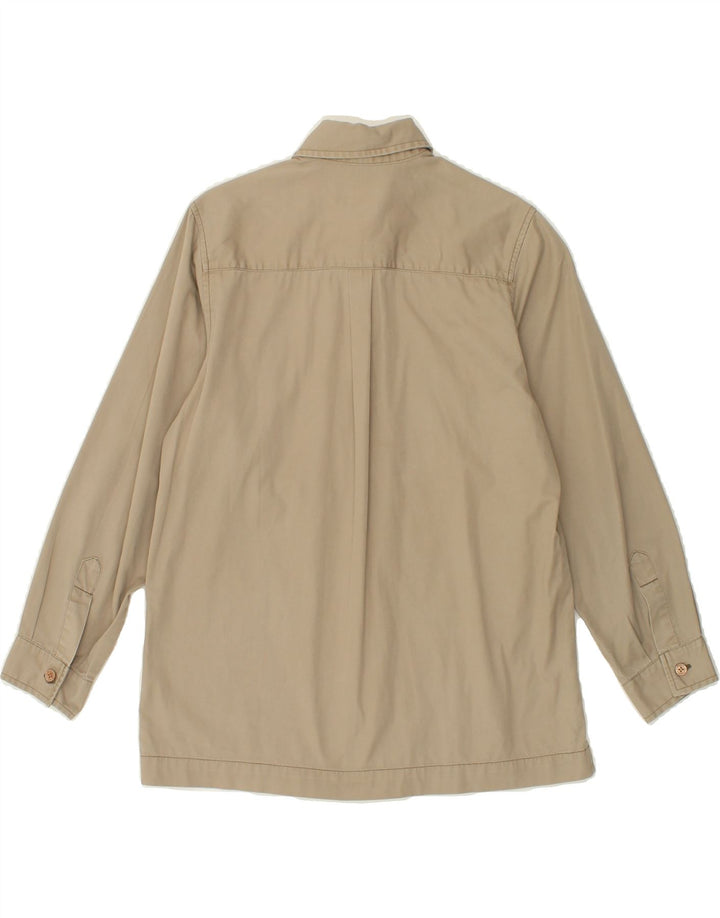 CALVIN KLEIN Boys Shirt 9-10 Years Beige Cotton Vintage Calvin Klein and Second-Hand Calvin Klein from Messina Hembry 