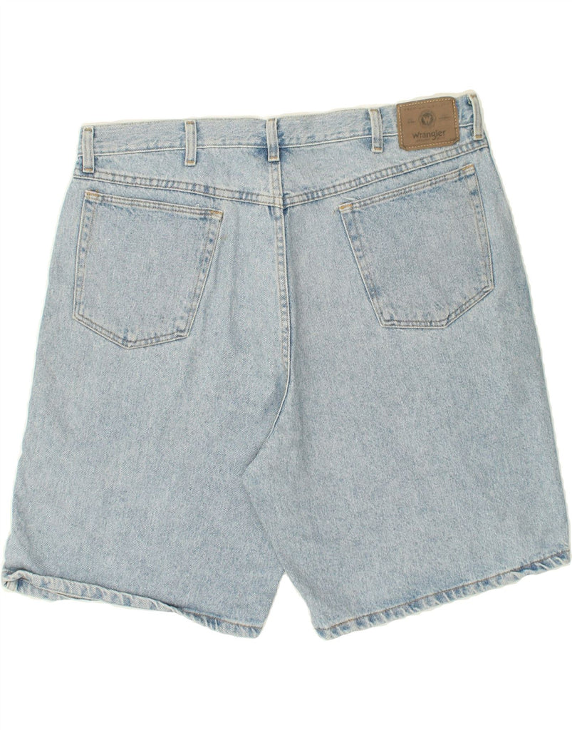 WRANGLER Mens Denim Shorts W38 XL Blue Cotton | Vintage Wrangler | Thrift | Second-Hand Wrangler | Used Clothing | Messina Hembry 