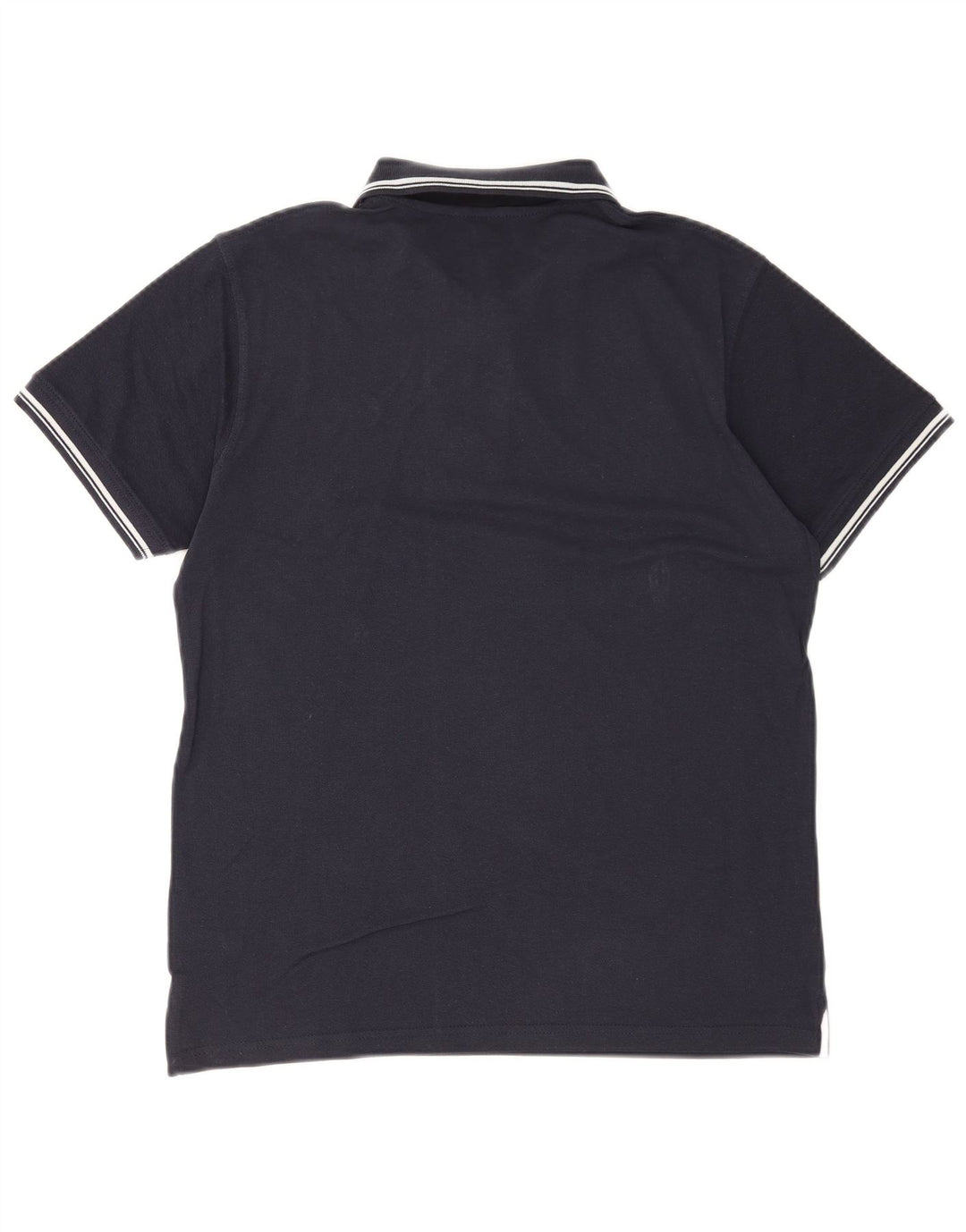 Sergio Tacchini Mens Polo Shirt Small Navy Blue Cotton