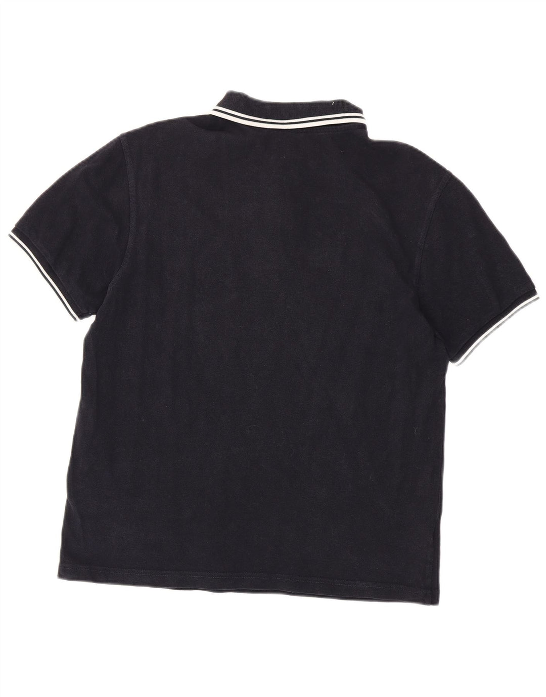Fred Perry Mens Polo Shirt Medium Navy Blue Cotton
