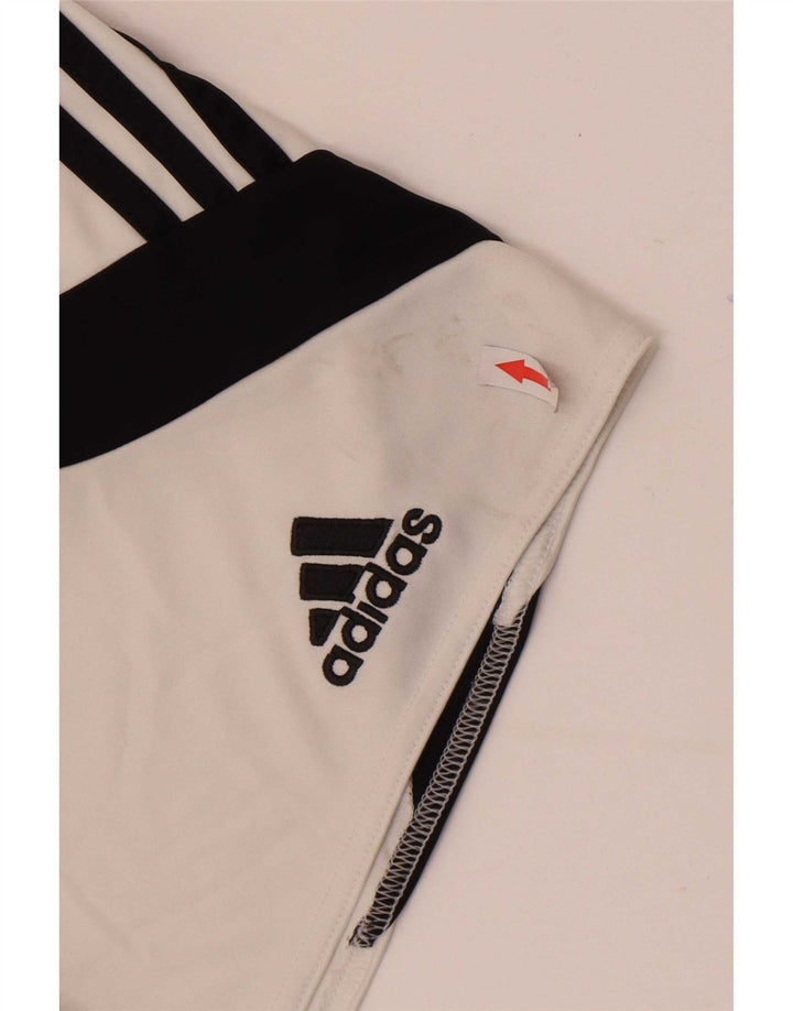 Adidas Mens Sport Shorts Medium White Colourblock Polyester