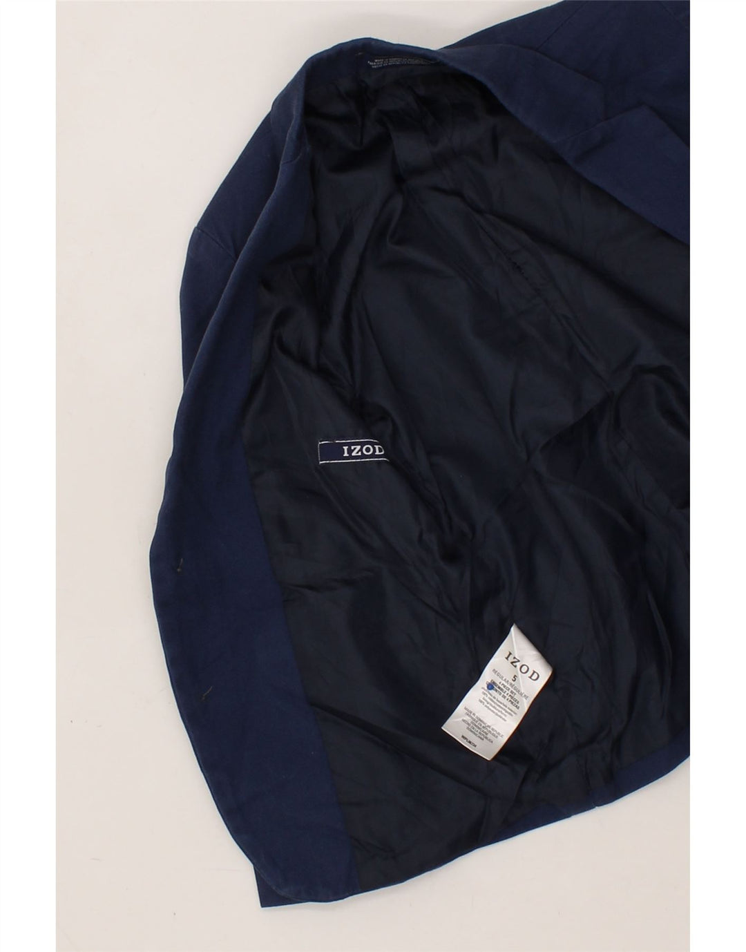 IZOD Boys 2 Button Blazer Jacket 4-5 Years Navy Blue Cotton Vintage Izod and Second-Hand Izod from Messina Hembry 