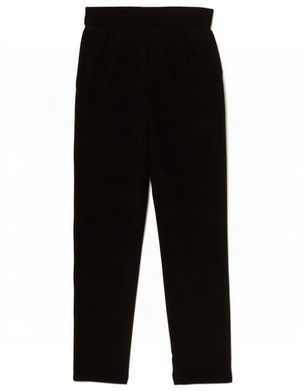 Marks & Spencer Womens Slim Cropped Trousers UK 8 Small W27 L25 Black
