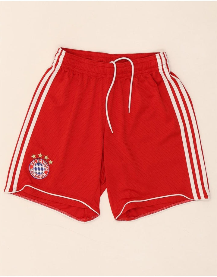 ADIDAS Mens FC Bayern Munchen Sport Shorts Medium  Red Polyester Vintage Adidas and Second-Hand Adidas from Messina Hembry 