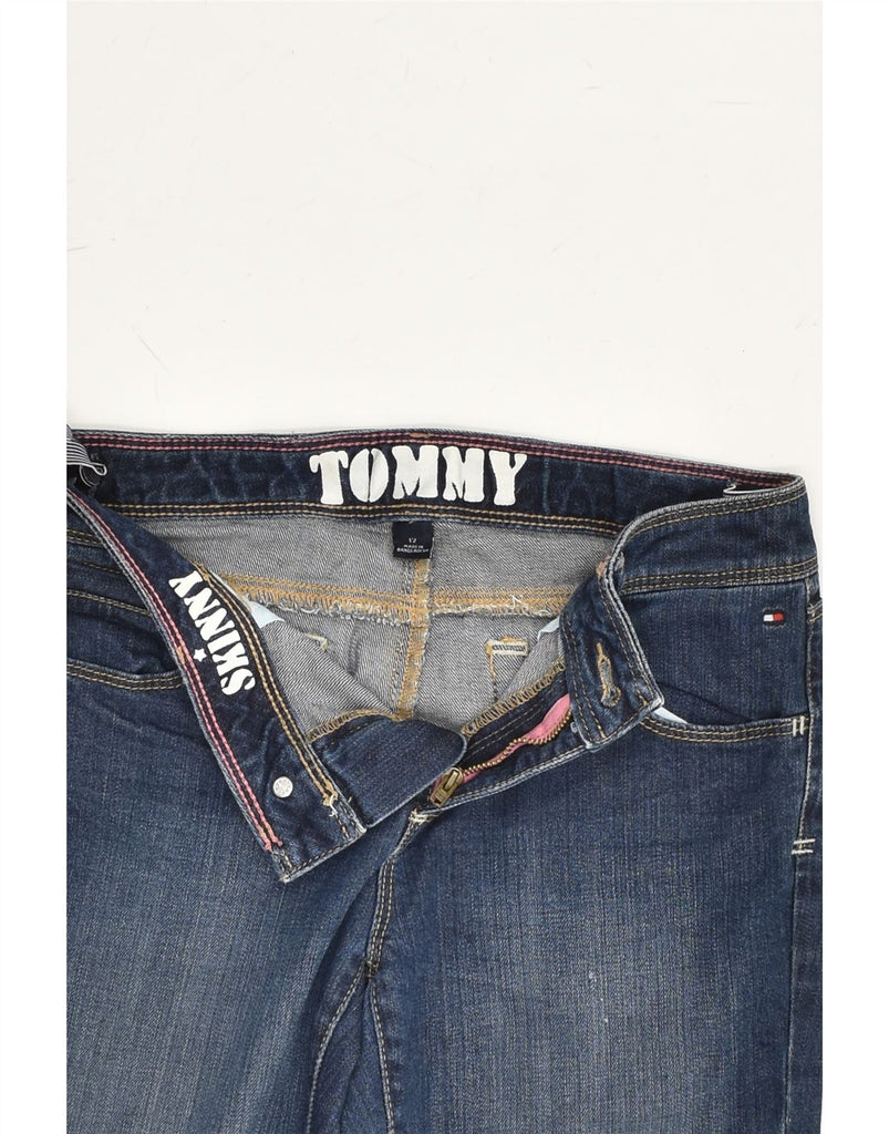 TOMMY BAHAMA Girls Skinny Jeans 11-12 Years W26 L26 Blue Cotton | Vintage Tommy Bahama | Thrift | Second-Hand Tommy Bahama | Used Clothing | Messina Hembry 