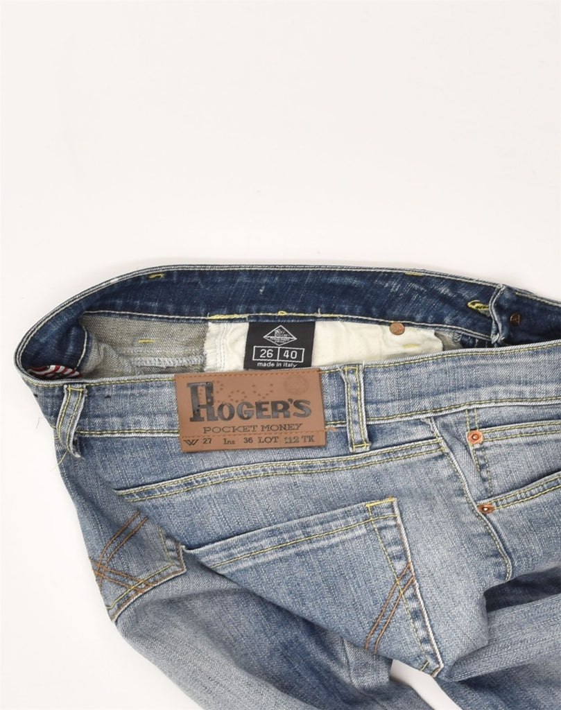 ROY ROGERS Womens Slim Jeans W26 L30 Navy Blue Cotton | Vintage Roy Rogers | Thrift | Second-Hand Roy Rogers | Used Clothing | Messina Hembry 