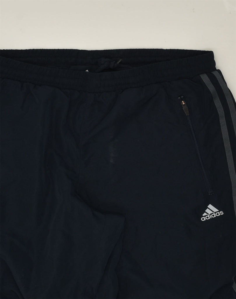 ADIDAS Mens Climacool Tracksuit Trousers Joggers Small Navy Blue Polyester | Vintage Adidas | Thrift | Second-Hand Adidas | Used Clothing | Messina Hembry 