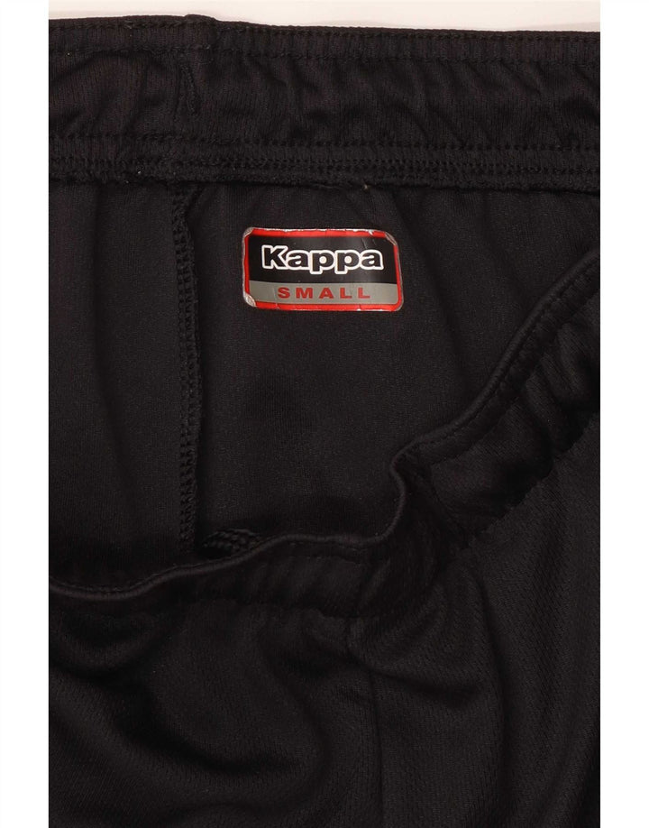 Kappa Mens Graphic Tracksuit Trousers Joggers Small Black