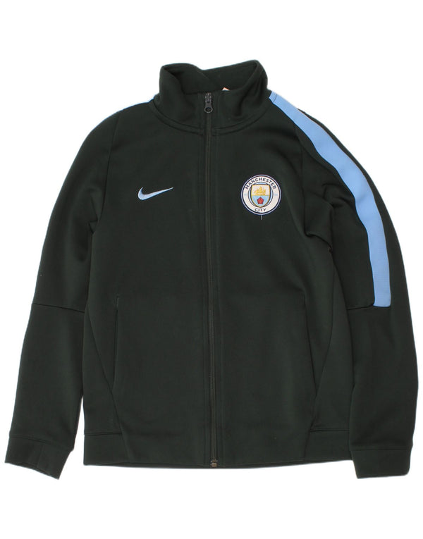 Nike Boys Manchester City Tracksuit Top Jacket 10-11 Years Medium Green