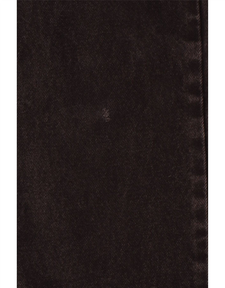 WRANGLER Mens Straight Jeans W29 L27 Black Cotton