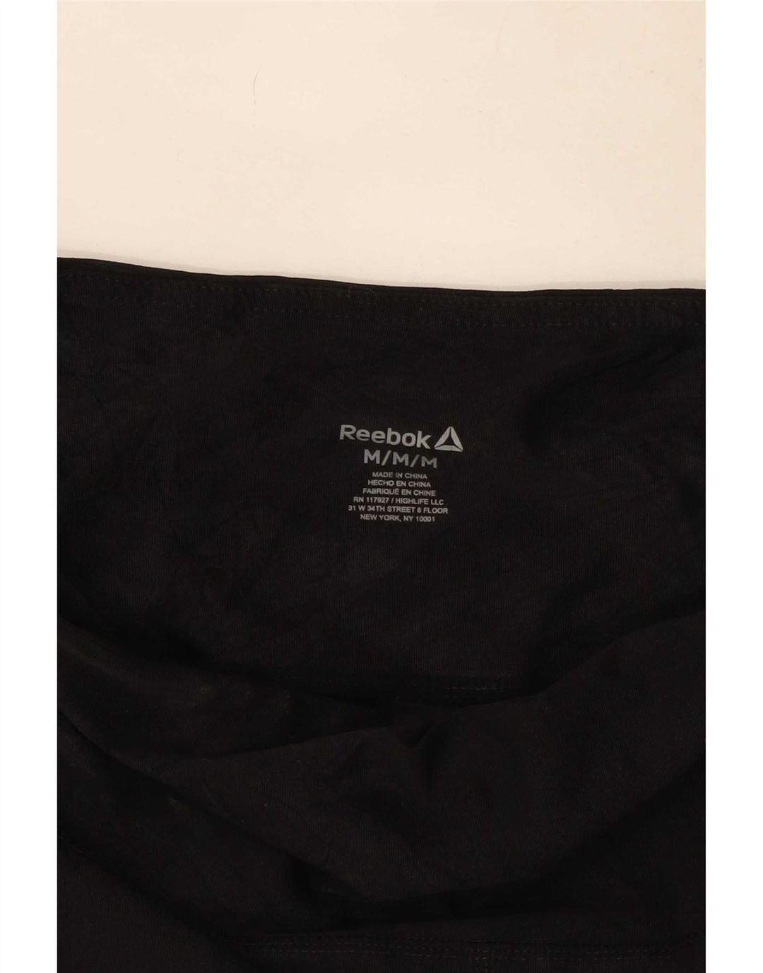 Reebok Womens Graphic Leggings UK 12 Medium Black