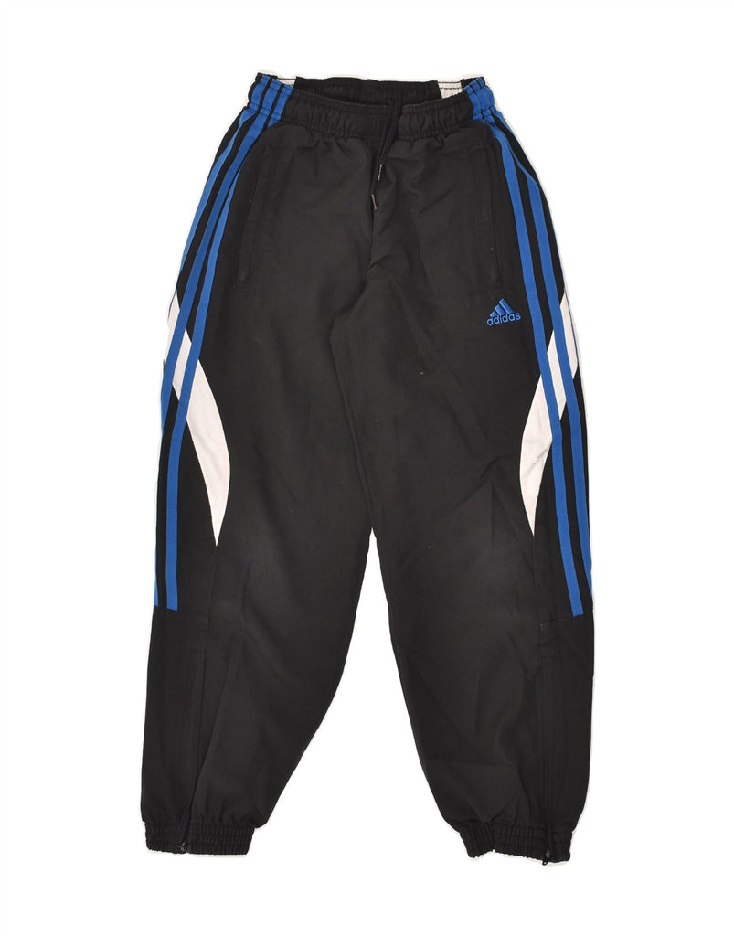 ADIDAS Boys Tracksuit Trousers Joggers 7-8 Years Black Polyester | Vintage Adidas | Thrift | Second-Hand Adidas | Used Clothing | Messina Hembry 