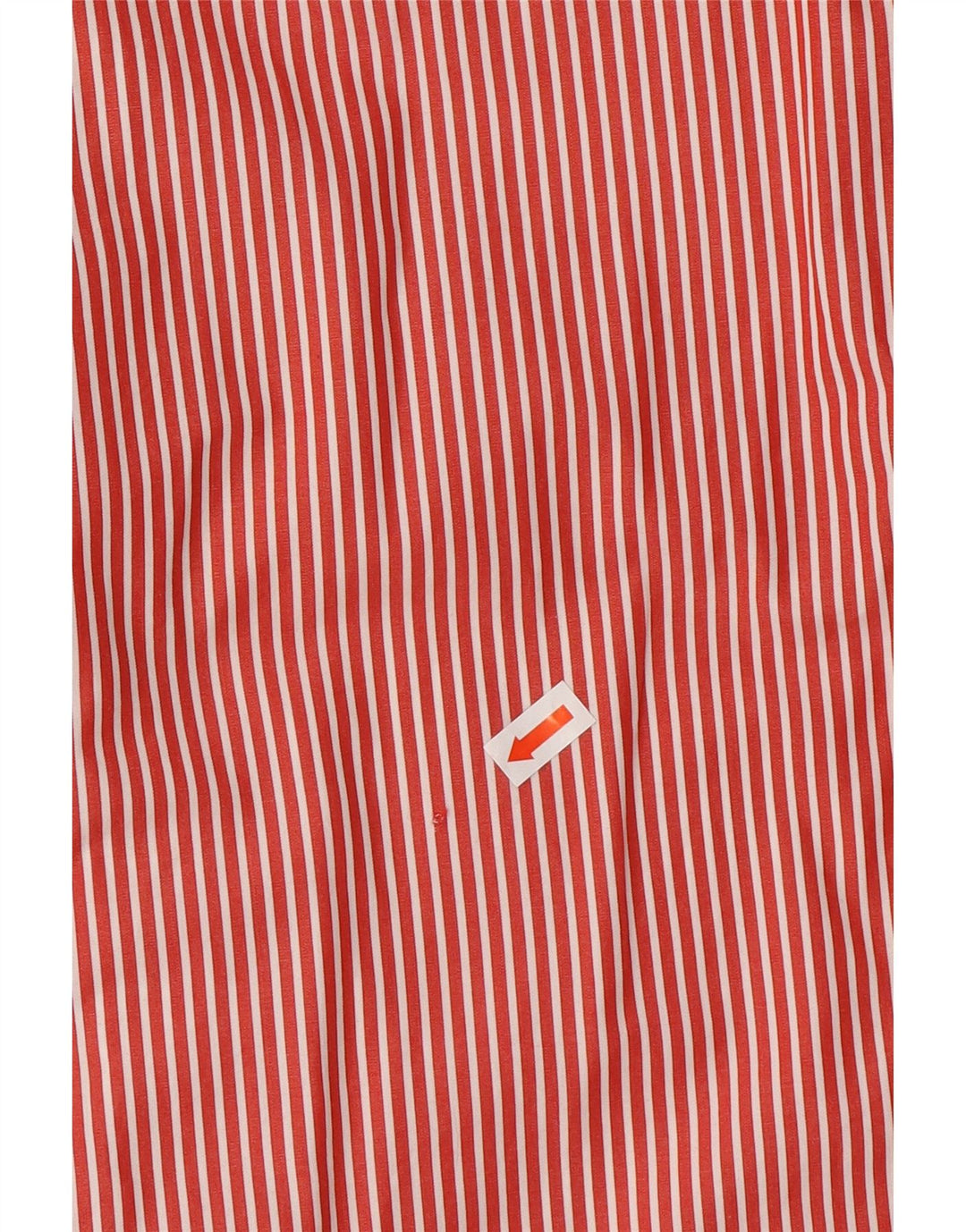 TED BAKER Mens Shirt Size 5 XL Red Pinstripe Cotton