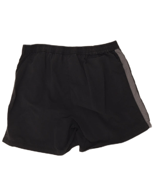 Champion Mens Graphic Sport Shorts 2XL Black Colourblock Polyamide