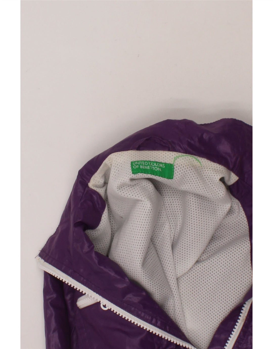 BENETTON Girls Tracksuit Top Jacket 10-11 Years Purple Vintage Benetton and Second-Hand Benetton from Messina Hembry 