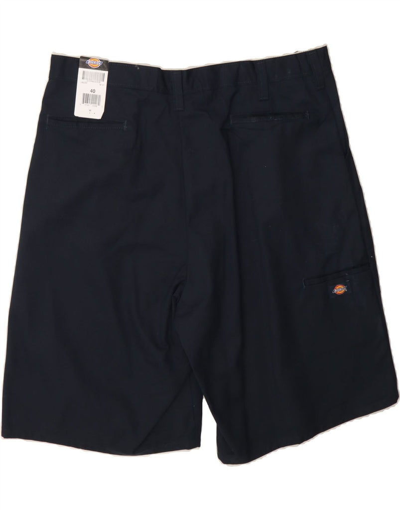 DICKIES Mens Chino Shorts W40 XL  Navy Blue Polyester Vintage Dickies and Second-Hand Dickies from Messina Hembry 