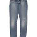 Meltin' Pot Womens Distressed Slim Jeans W27 L34 Blue