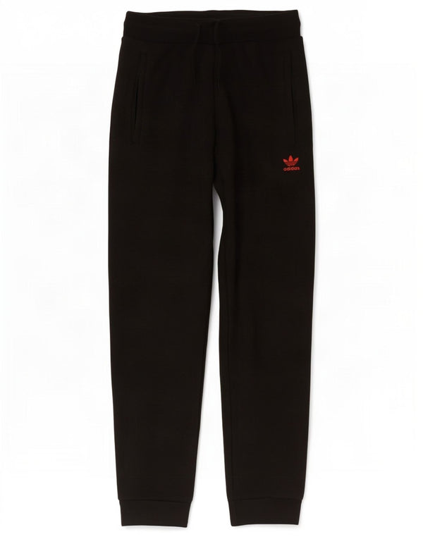 Adidas Mens Tracksuit Trousers Joggers Small Black Cotton
