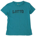Lotto Womens Graphic T-Shirt Top UK 14 Medium Blue