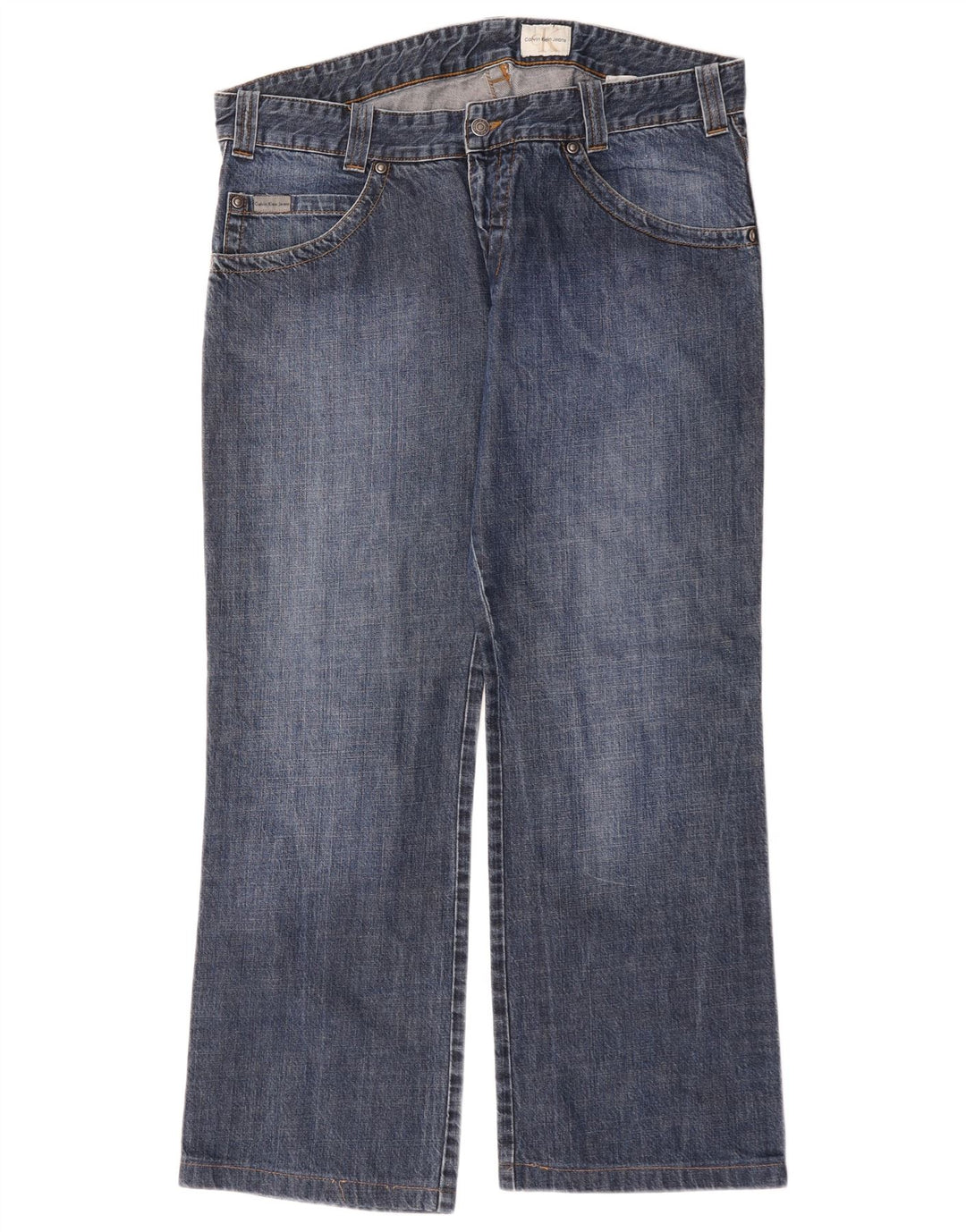 Calvin Klein Mens Loose Jeans W38 L30 Blue Cotton