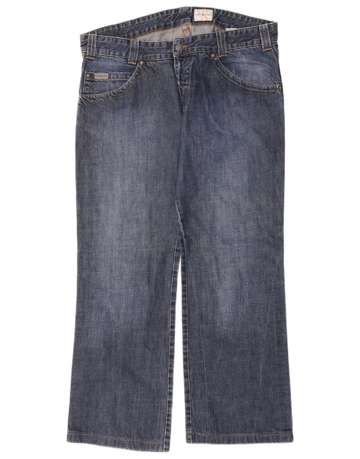 Calvin Klein Mens Loose Jeans W38 L30 Blue Cotton