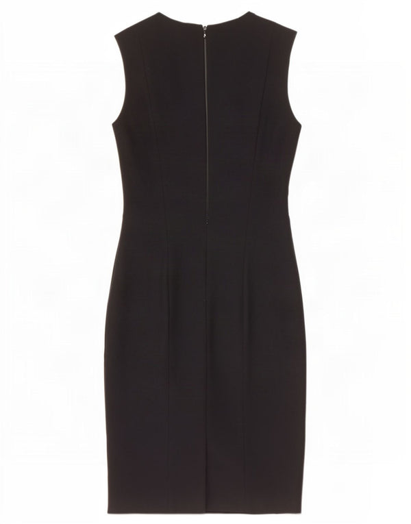 Zara Womens Sleeveless Sheath Dress UK 4 XS Navy Blue