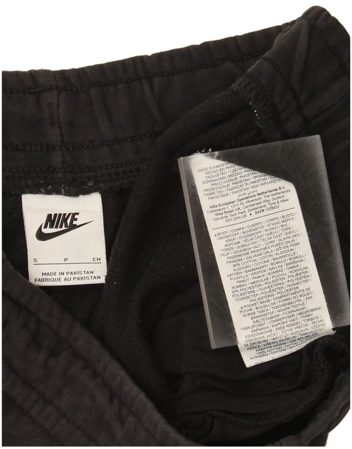 Nike Mens Tracksuit Trousers Joggers Small  Black Cotton