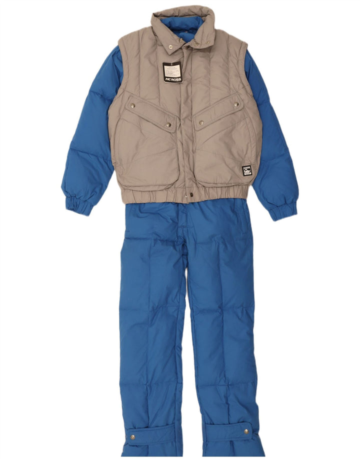 MCROSS Mens Ski 2 Piece Set Small Blue Cotton