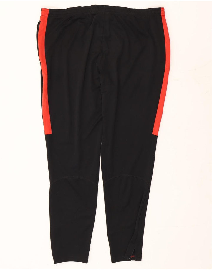 Nike Mens Dri Fit Tracksuit Trousers Medium  Black Colourblock Polyester