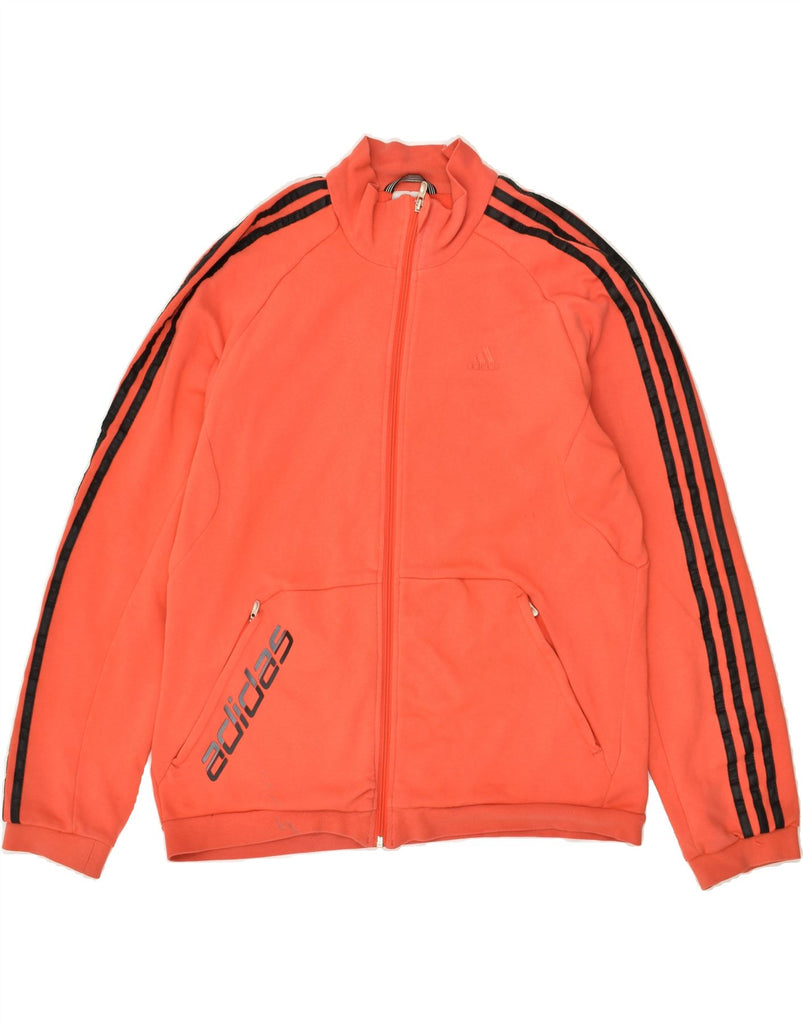 ADIDAS Mens Graphic Tracksuit Top Jacket Medium Red Cotton | Vintage Adidas | Thrift | Second-Hand Adidas | Used Clothing | Messina Hembry 