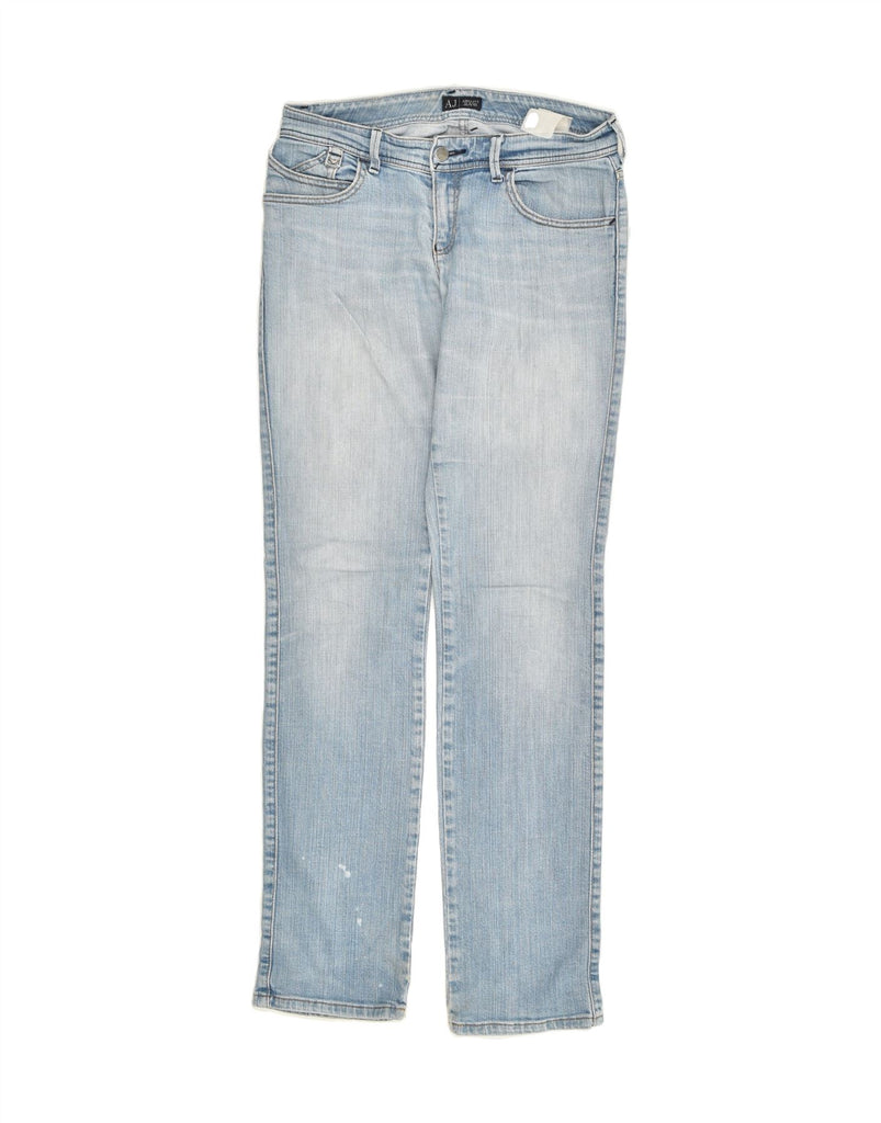 ARMANI Womens Straight Jeans W27 L34 Blue | Vintage Armani | Thrift | Second-Hand Armani | Used Clothing | Messina Hembry 