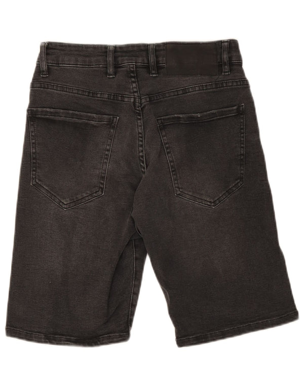 ZARA Mens Denim Shorts EU 38 Small W30  Grey