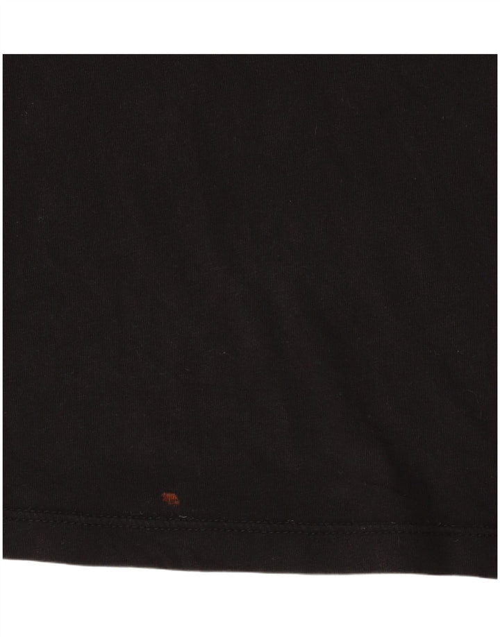Puma Womens Graphic T-Shirt Top UK 10 Small Black