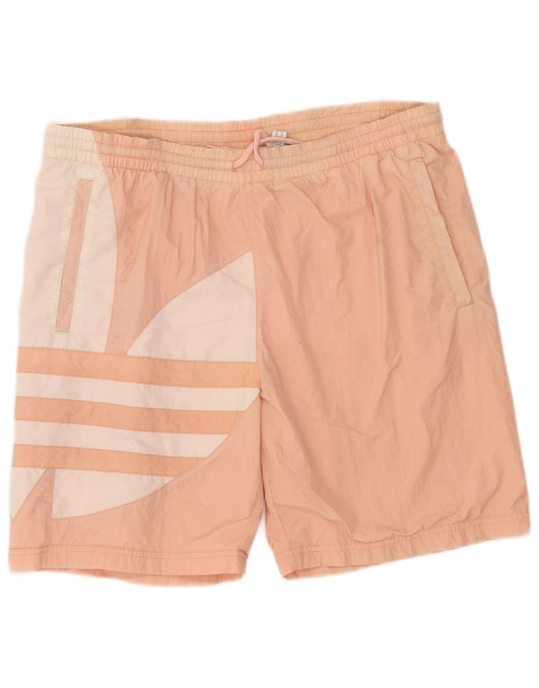 Adidas Mens Graphic Swimming Shorts Medium  Pink Polyamide