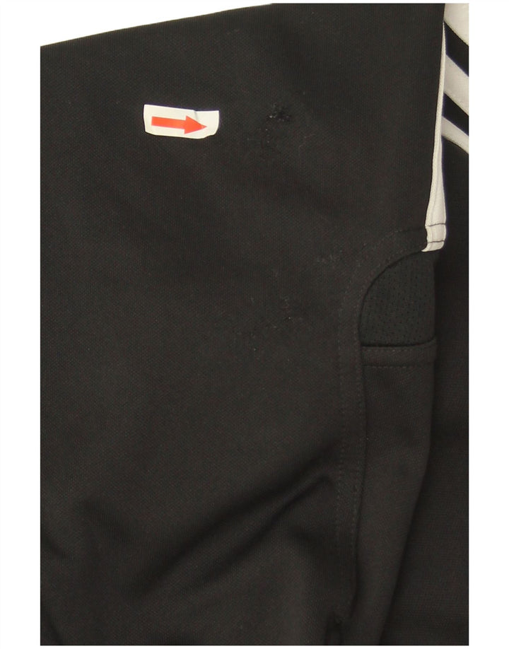 Adidas Mens Tracksuit Trousers UK 38/40 Medium Black Polyester