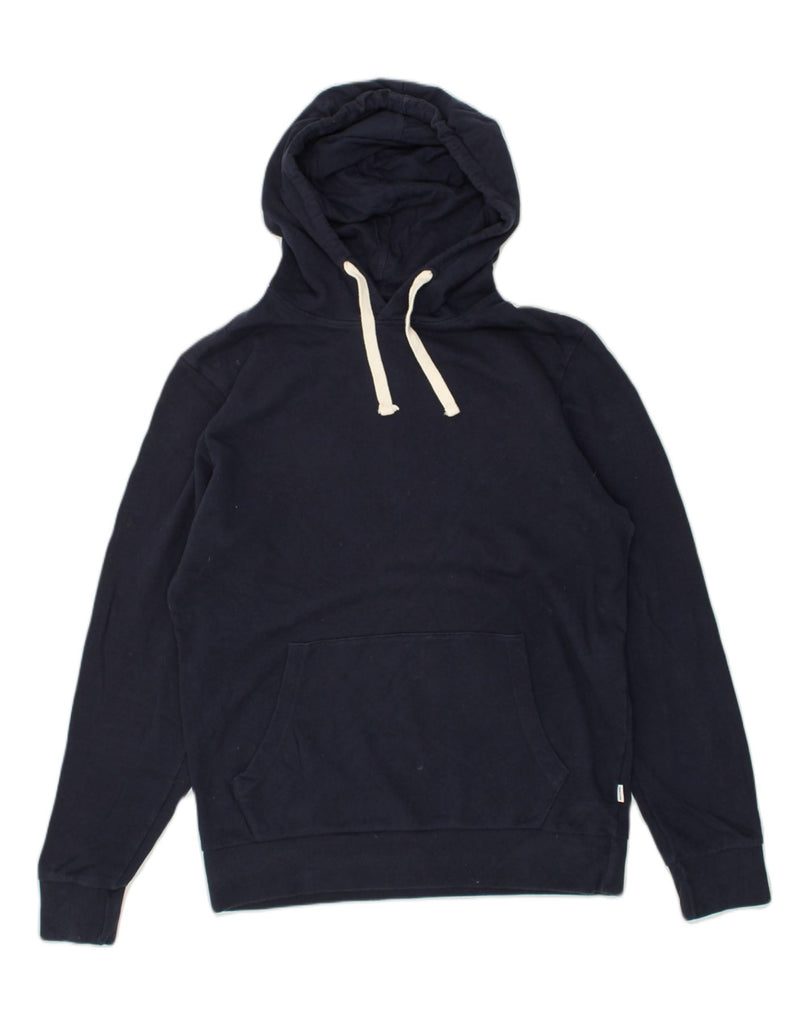 JACK & JONES Mens Hoodie Jumper Large Navy Blue Cotton | Vintage Jack & Jones | Thrift | Second-Hand Jack & Jones | Used Clothing | Messina Hembry 