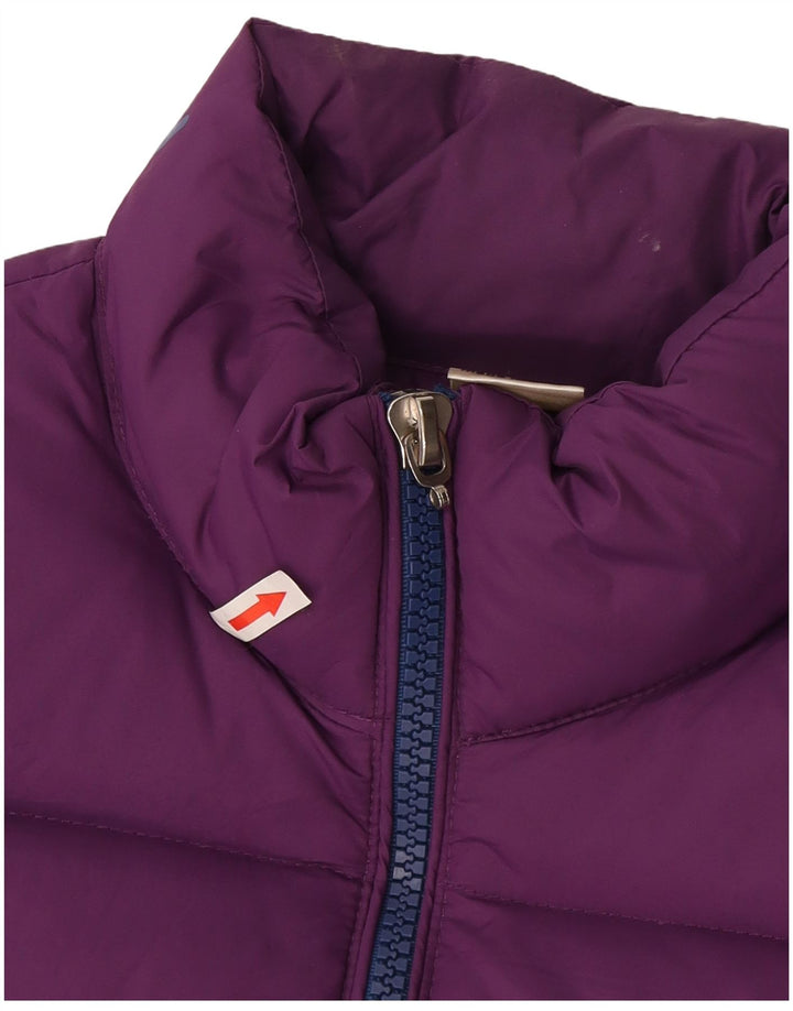 Freddy Womens Graphic Padded Jacket UK 12 Medium Purple Nylon