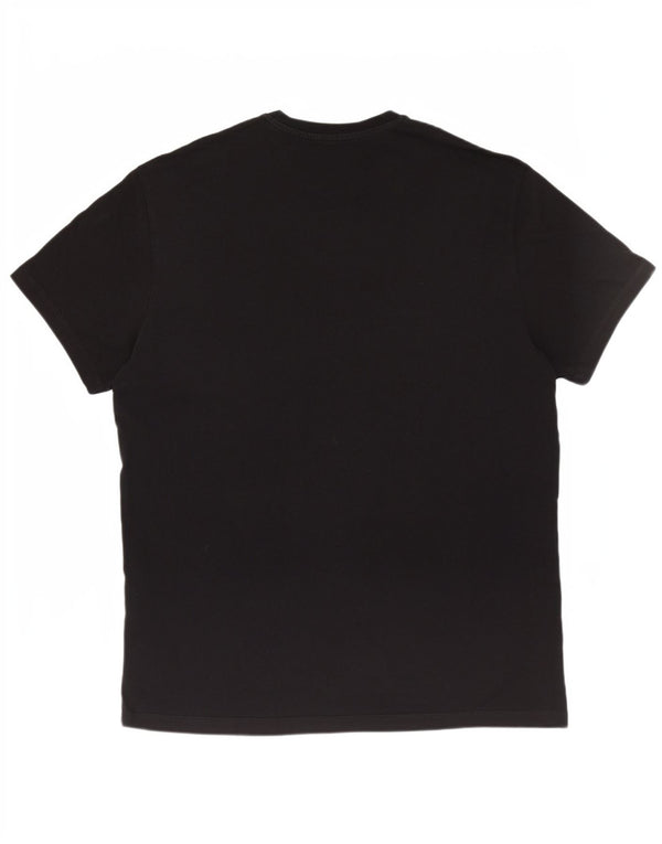 Armani Exchange Mens Regular Graphic T-Shirt Top Small Black Geometric