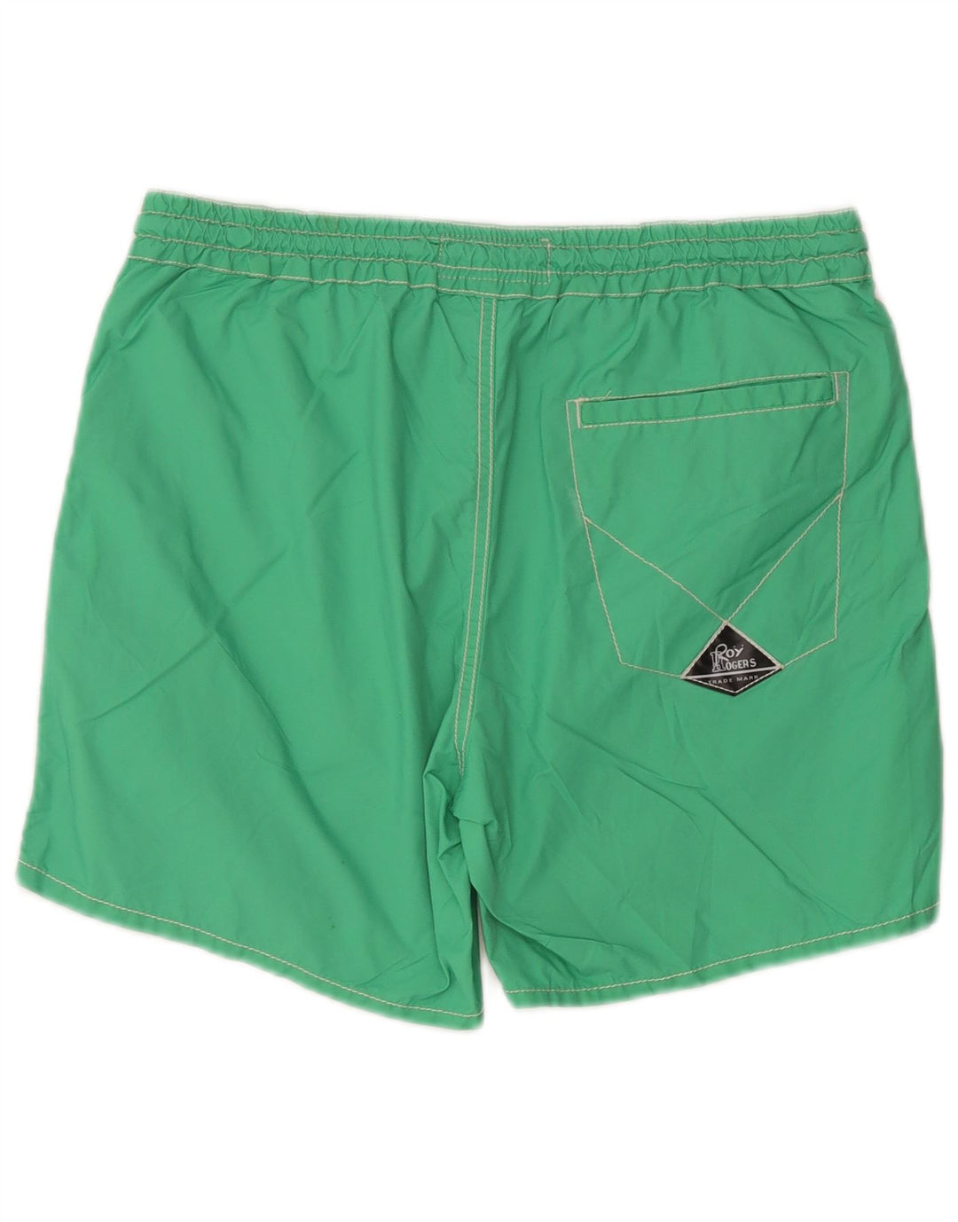 Roy Rogers Mens Swimming Shorts Large  Green Polyamide