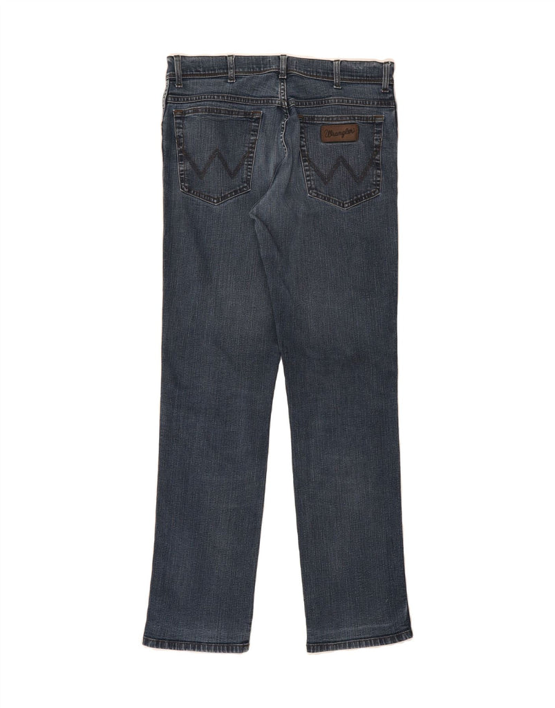 WRANGLER Mens Texas Straight Jeans W34 L34 Blue Cotton Vintage Wrangler and Second-Hand Wrangler from Messina Hembry 