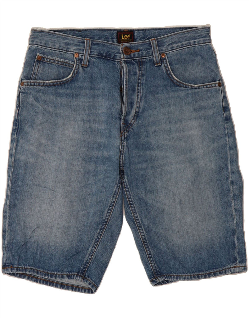 LEE Mens Denim Shorts W29 Small Blue Cotton Vintage Lee and Second-Hand Lee from Messina Hembry 