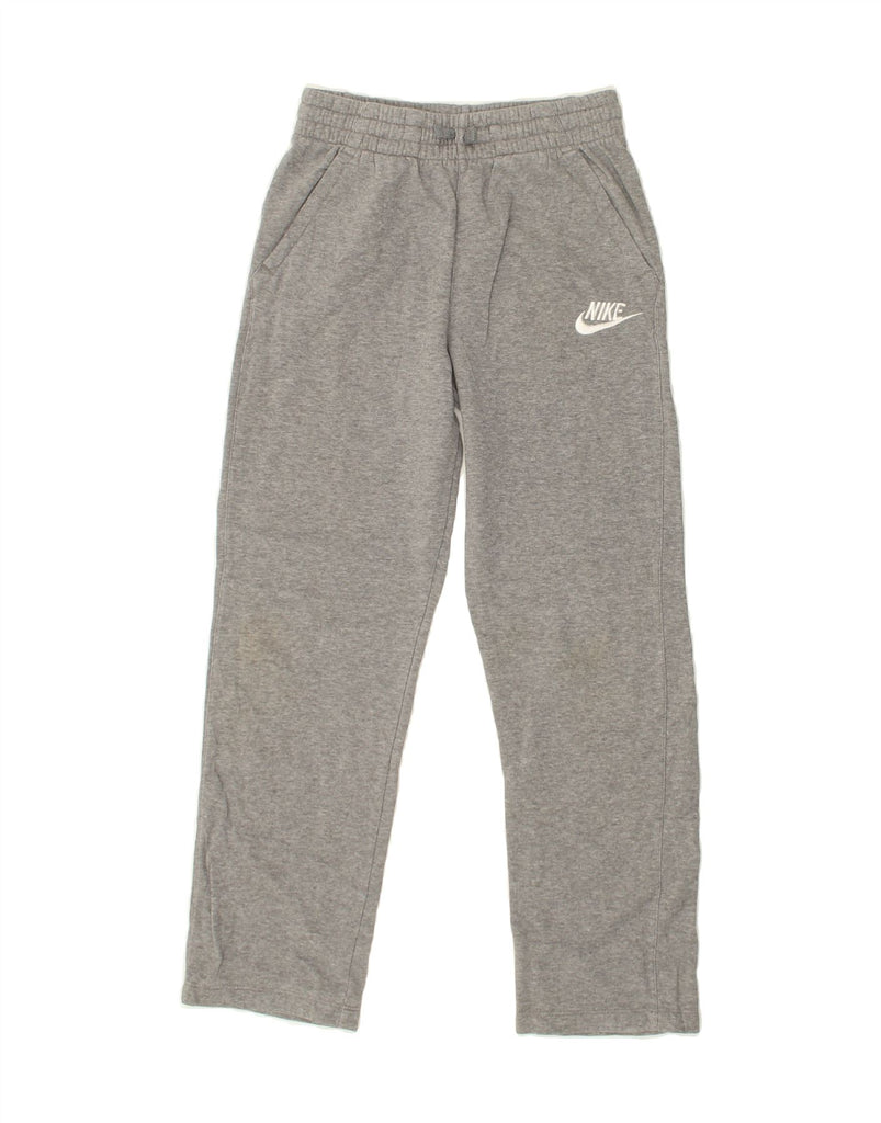 NIKE Womens Tracksuit Trousers UK 18 XL Grey Cotton | Vintage Nike | Thrift | Second-Hand Nike | Used Clothing | Messina Hembry 