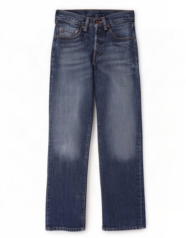 Levi's Boys 501 Straight Jeans 11-12 Years W26 L26 Blue Cotton