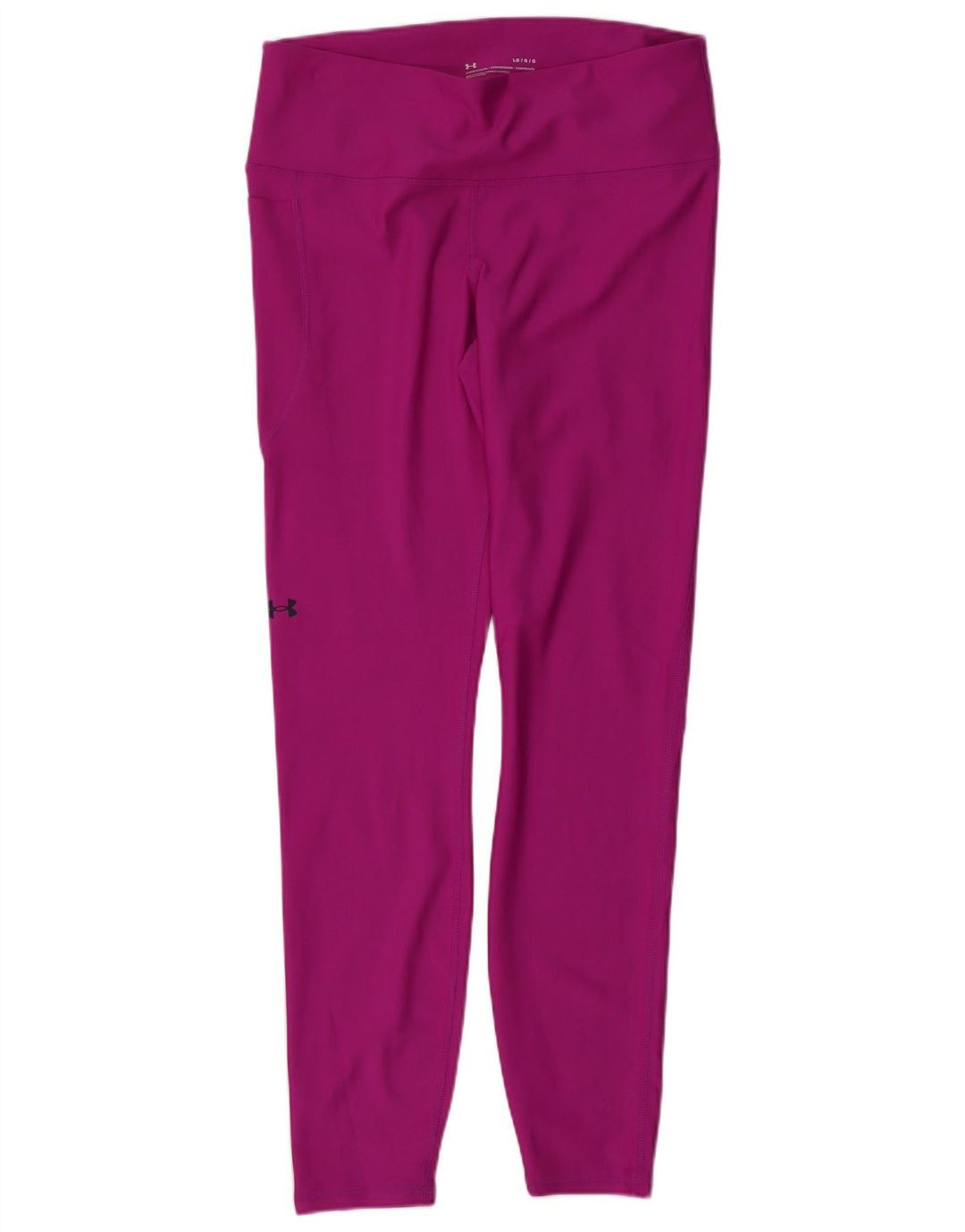 Under Armour Womens Leggings UK 14 Large Purple Polyester