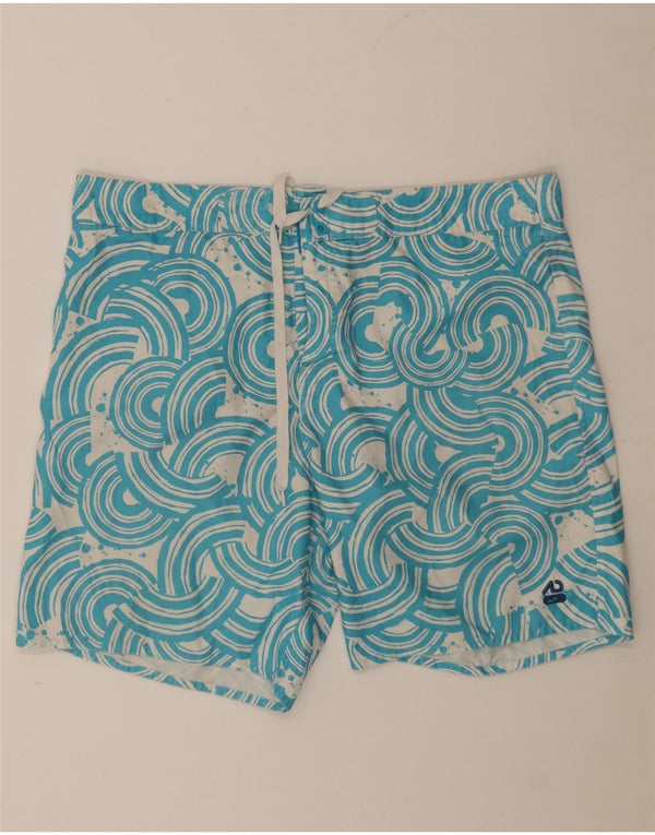 Nike Mens Swimming Shorts XL  Blue Geometric Polyester