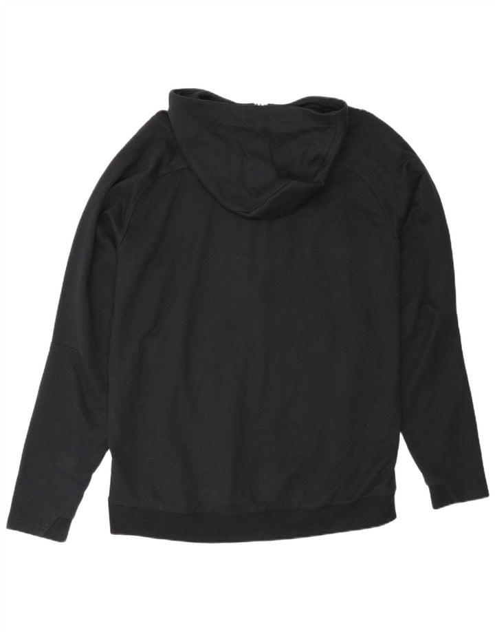 Puma Mens Zip Hoodie Sweater Large Black Cotton